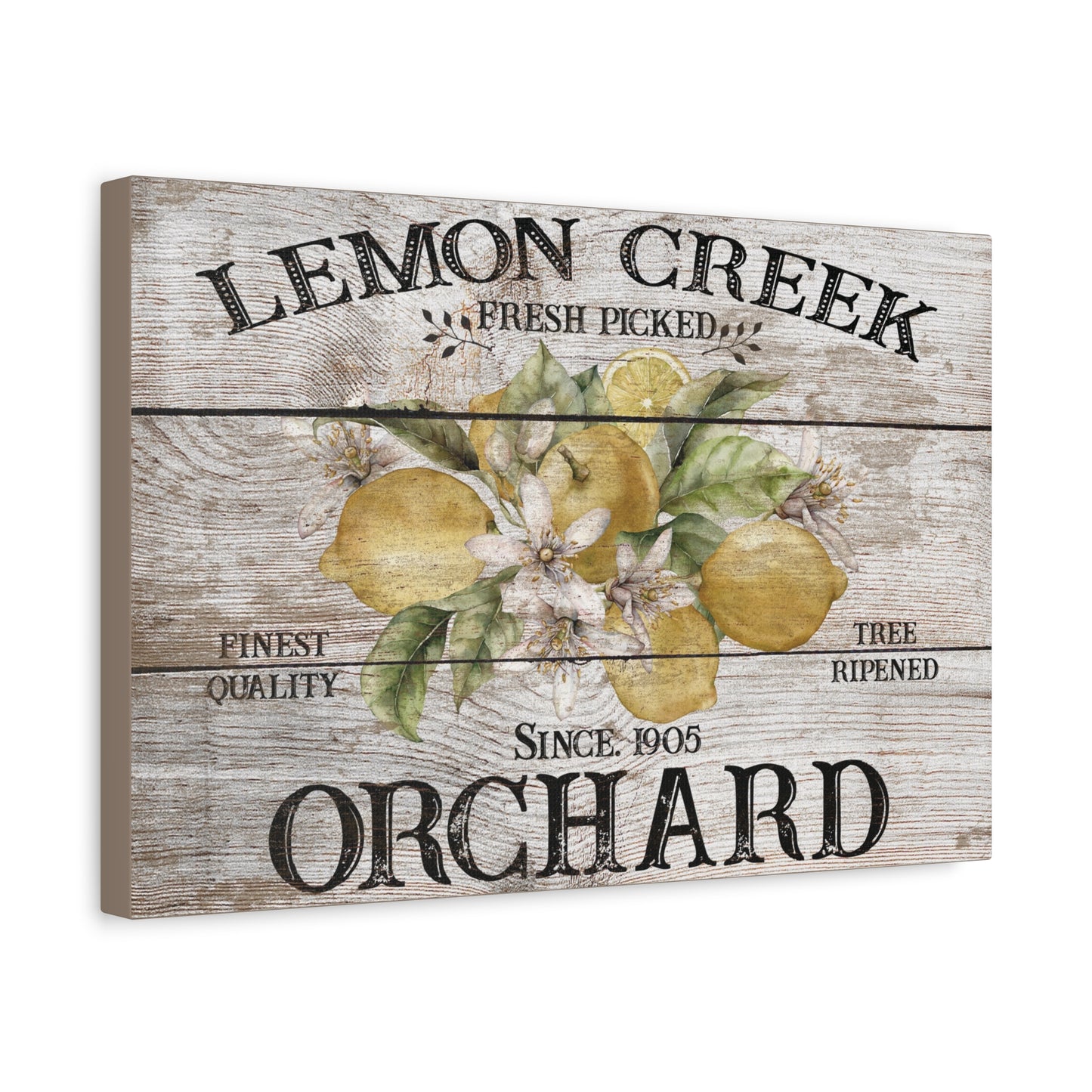 Lemon Creek Orchard Canvas Art