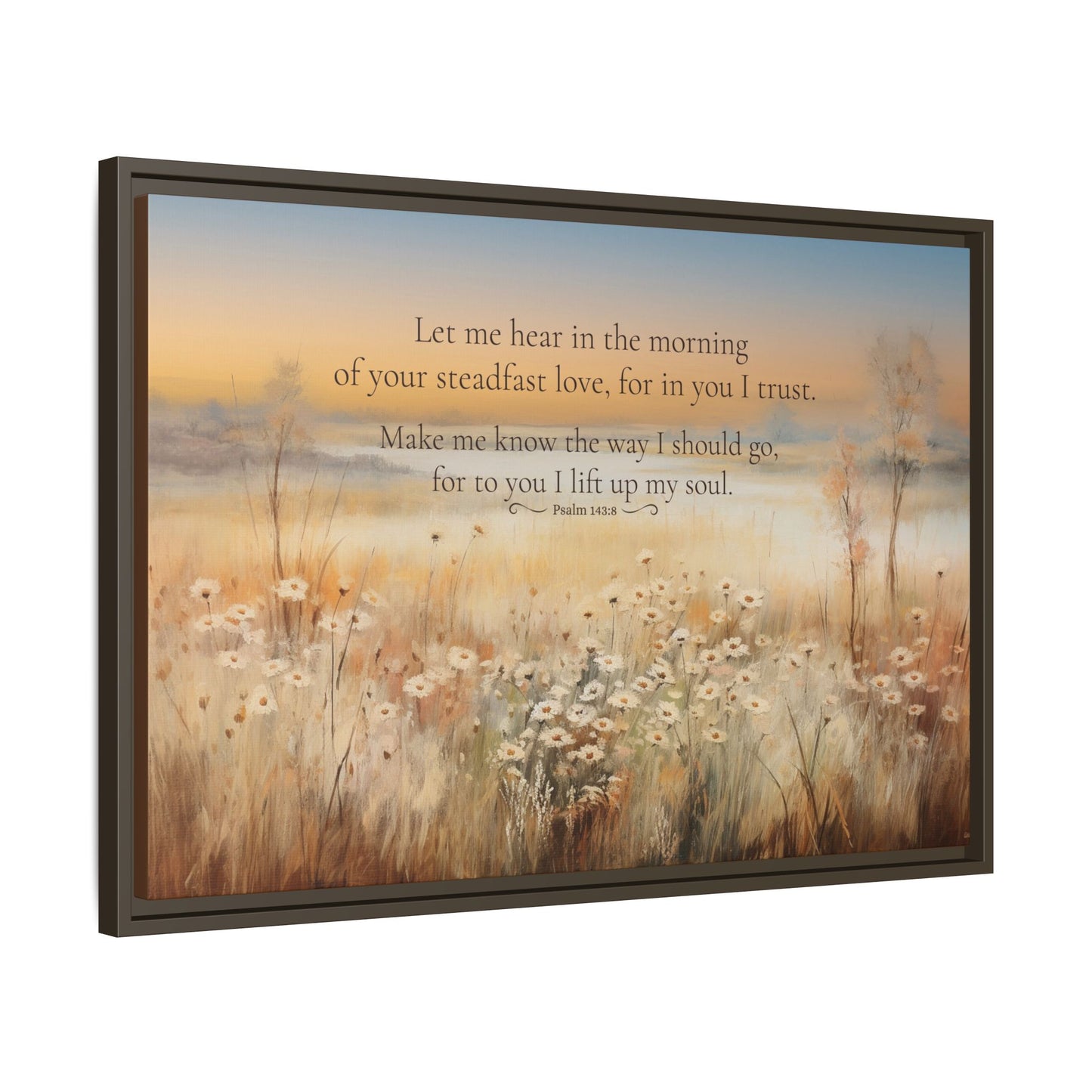 Psalm 143:8 Christian Encouragement Gift