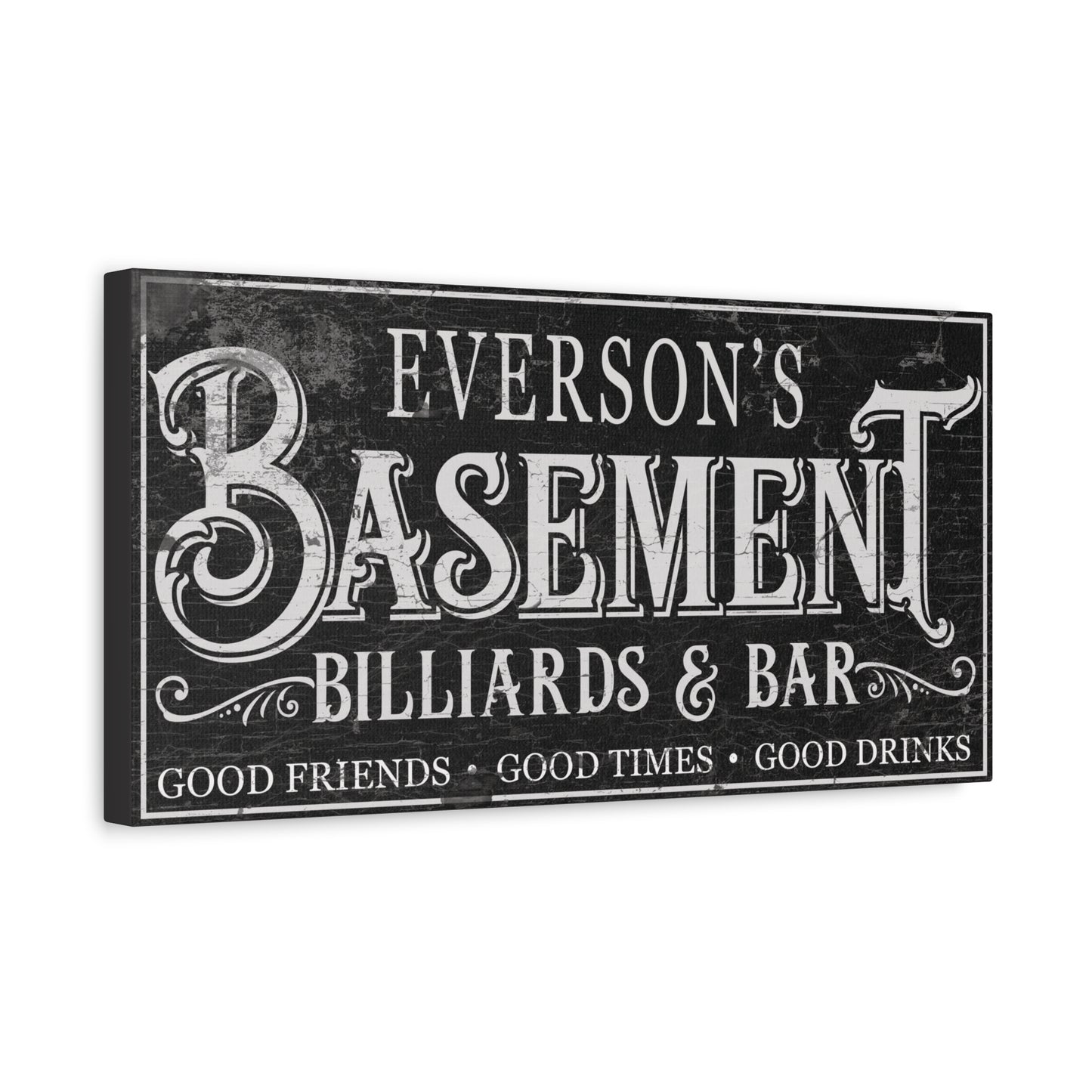 Personalized Bar & Billiard Sign