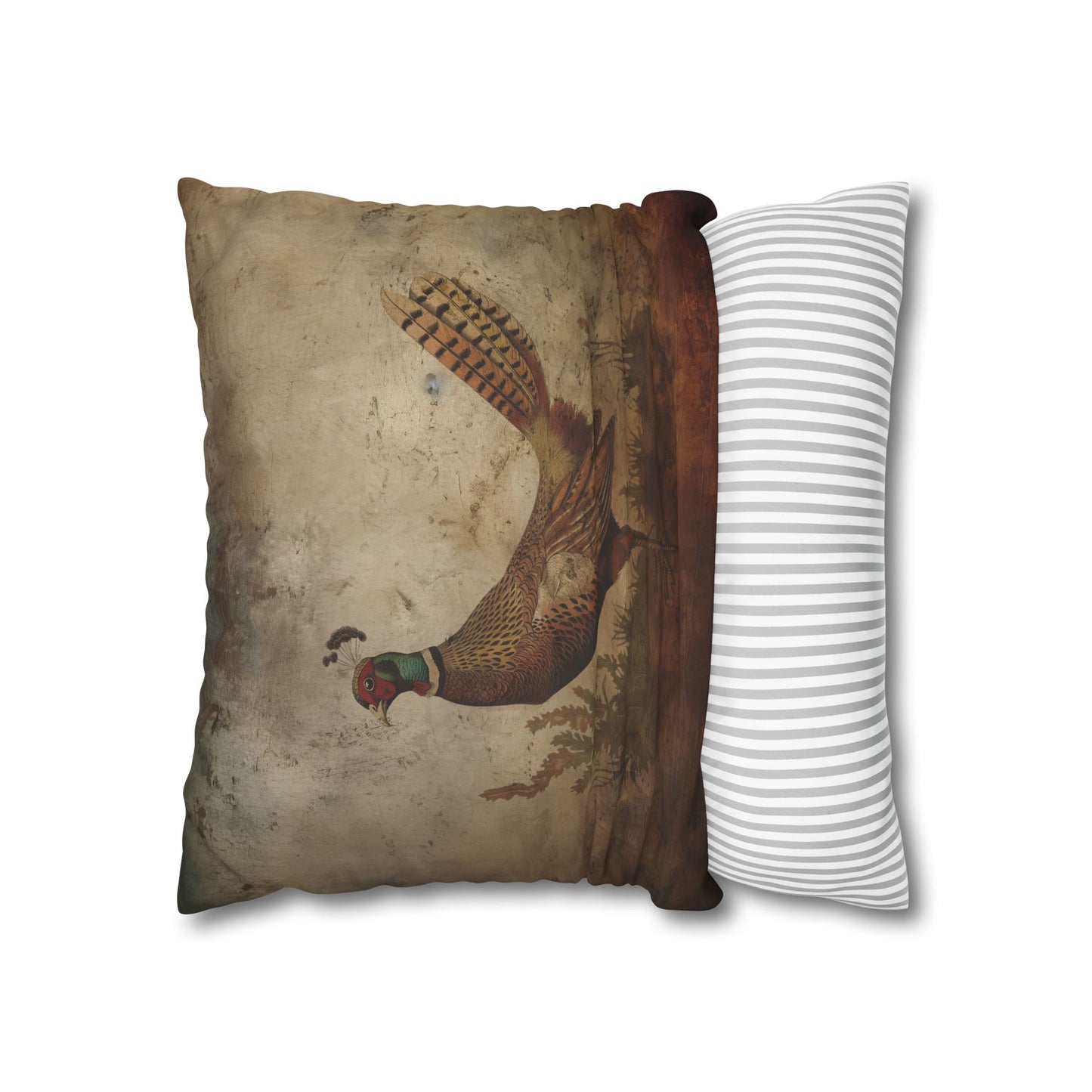 Pheasant Throw Pillow Cover