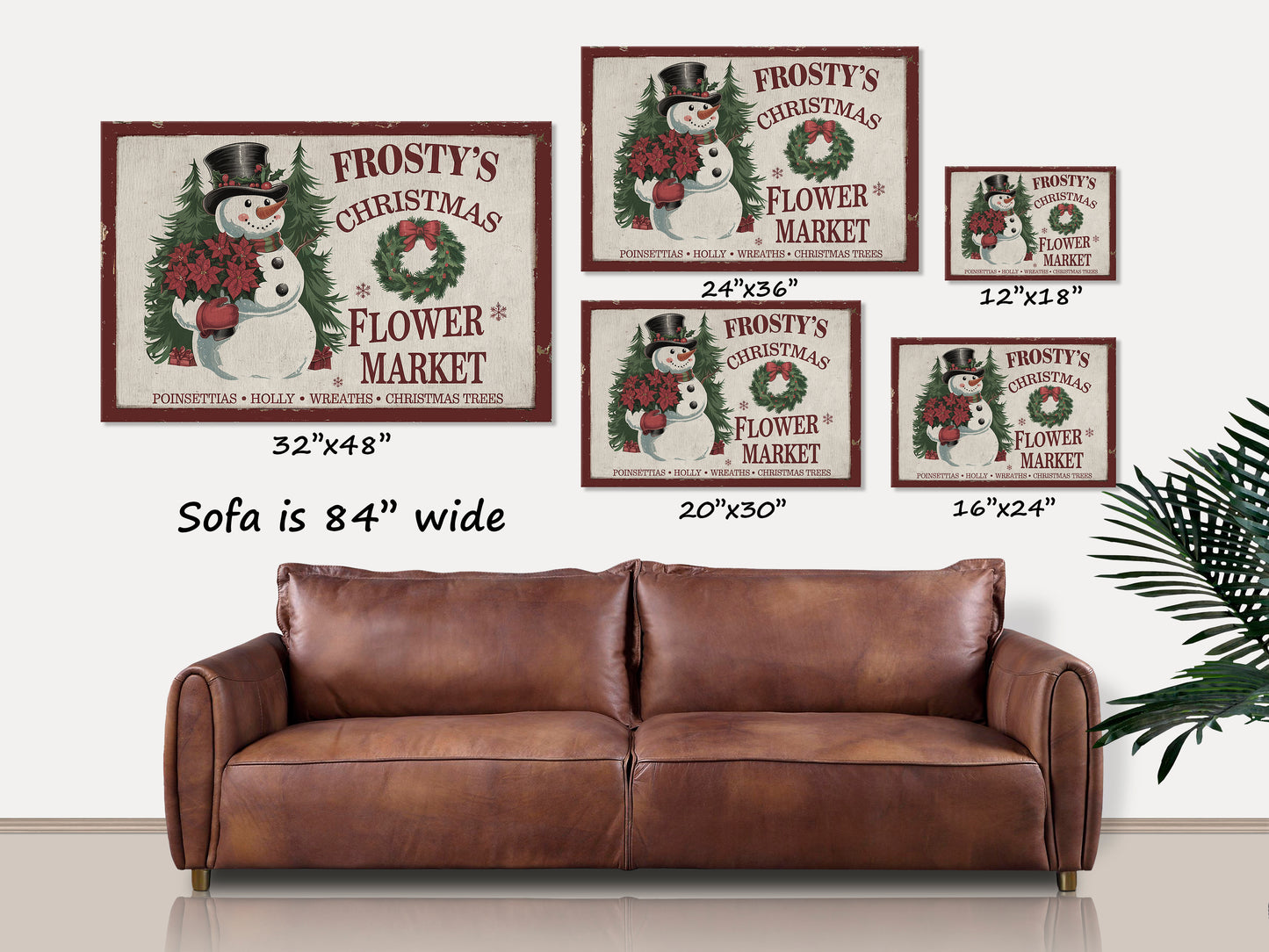 Personalized Christmas Flower Market