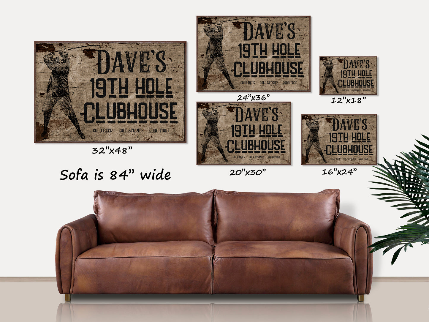 Personalized Golf 19th Hole Clubhouse