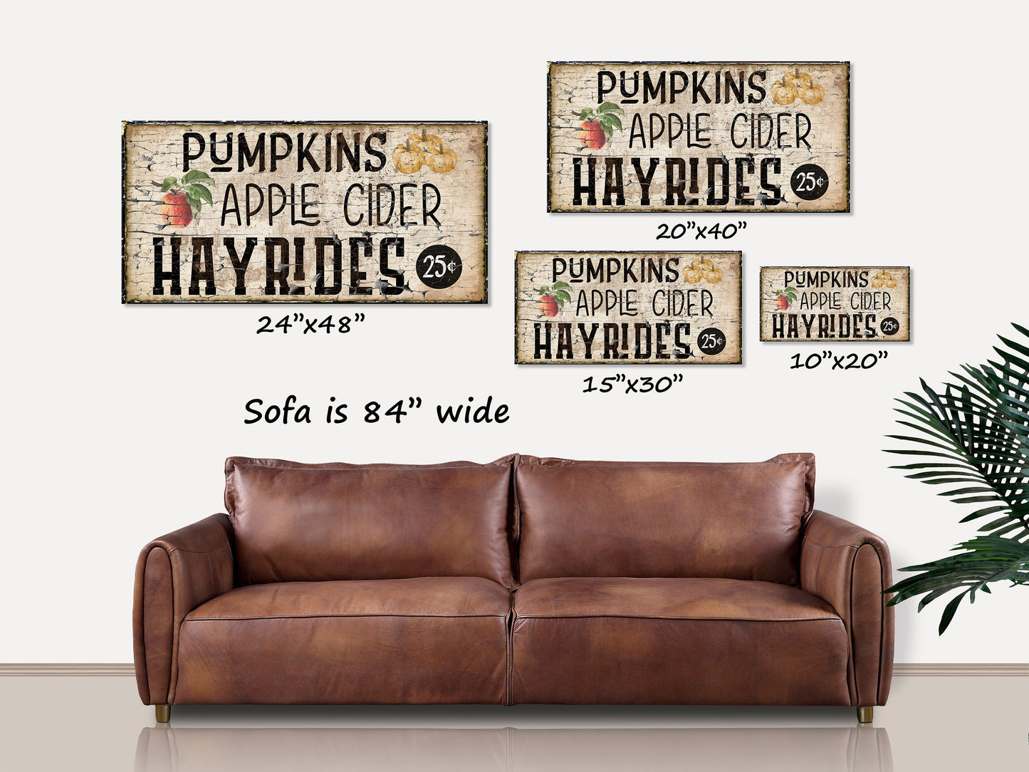 Fall Signs, Hayrides Sign, Farmhouse Fall Decor, Fall Decor, Vintage Fall Sign, Autumn Decor, Unique Gifts, Fall Canvas Signs,