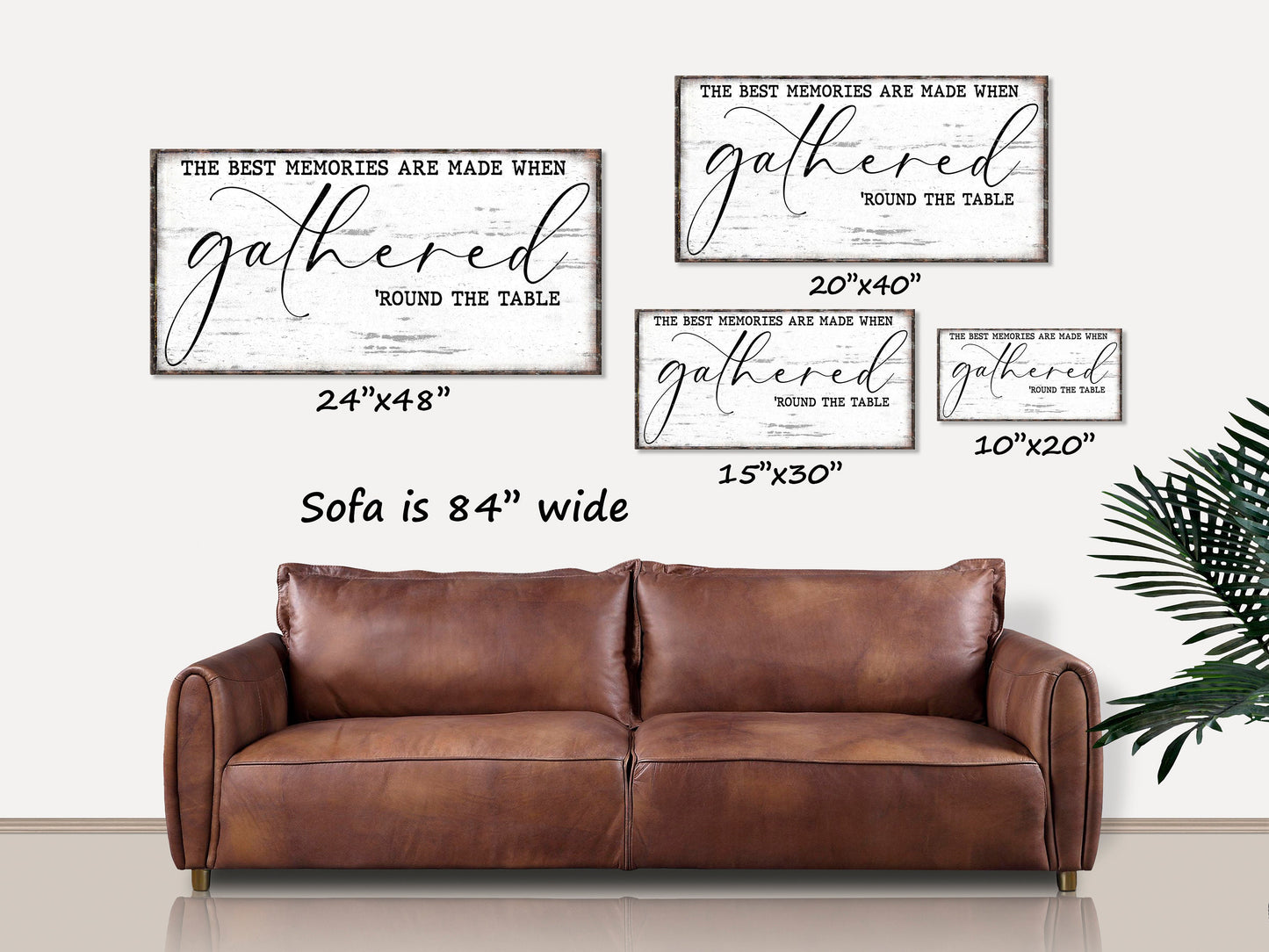 Gathered Round The Table Canvas Sign, Vintage Signs, Modern Farmhouse Decor, Vintage Decor, Farmhouse Gather Sign, Antique Signs