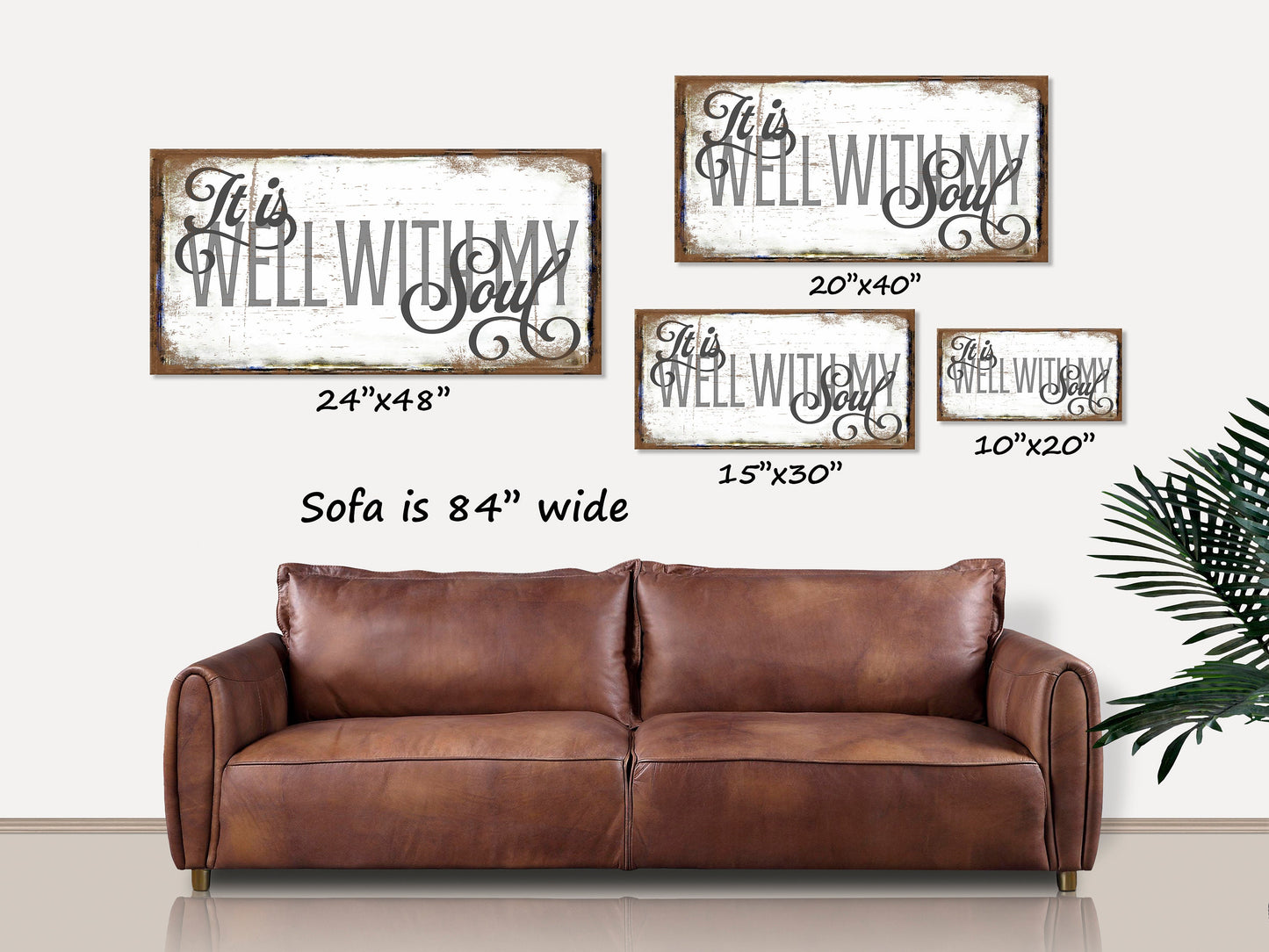 Christian Sign It Is Well With My Soul, Modern Farmhouse Decor, Christian Gifts, Vintage Signs, Rustic Decor, Christian Hymn Art
