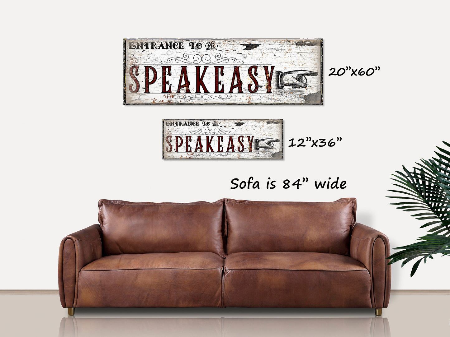 Speakeasy Sign, Vintage Canvas Sign, Speakeasy Decor, Vintage Wall Art, 1920s Decor, Roaring 20s Art, Speakeasy Decorations