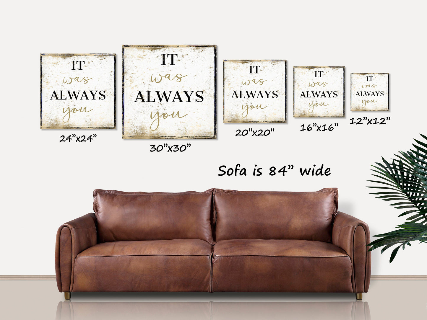 It Was Always You Canvas Wall Art, Modern Farmhouse Decor, Anniversary Gift Wife, Antique Wall Art, Anniversary Gift Husband, Wedding Gift