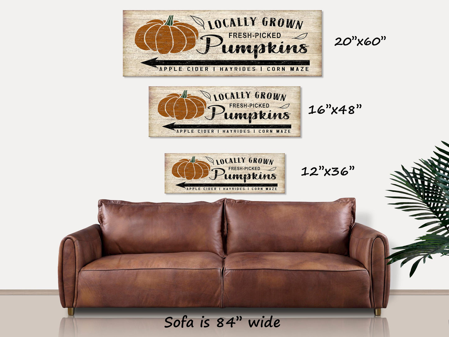 Antique Fall Sign, Fresh Picked Pumpkins, Vintage Canvas Sign, Rustic Fall Sign, Vintage Farmhouse Decor, Fall Decor, Roadside Sign Decor