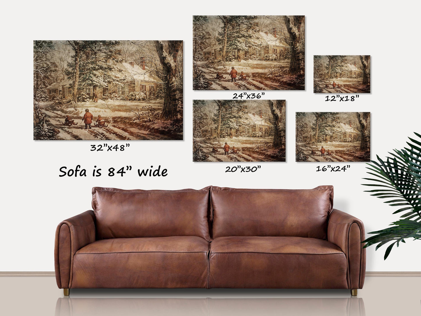 Vintage Sledding Canvas Wall Art, Holiday Decor, Vintage Winter Wall Art, Christmas Signs, Christmas Canvas Print, Retro Winter Decor