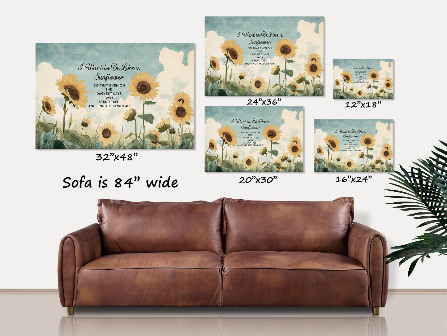 Floral Wall Art, I Want To Be Like A Sunflower Canvas Sign, Motivational Sign, Fall Decor, Sunflower Decor, Vintage Fall Signs, Unique Gifts