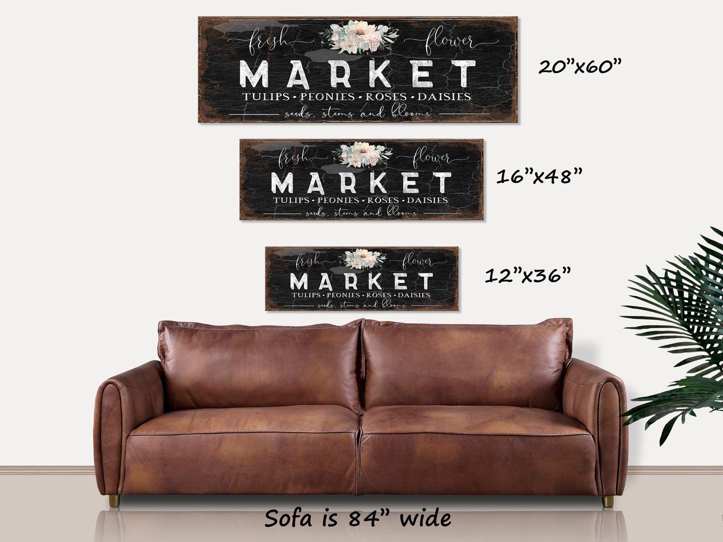 Flower Market Sign, Vintage Signs, Spring Kitchen Picture, Vintage Farmhouse Decor, Spring Decorations, Gifts for Mom