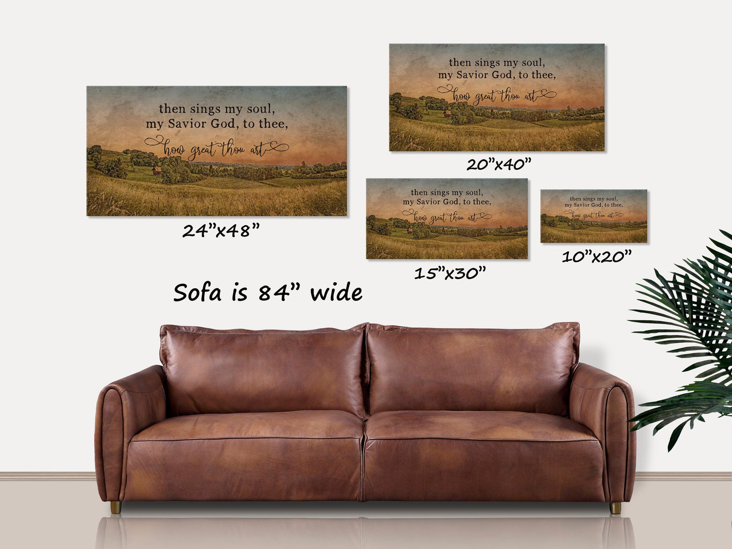 How Great Thou Art Canvas Sign, Christian Wall Art, Modern Farmhouse Sign, Christian Gift For Mom, Vintage Gifts, Christian Song