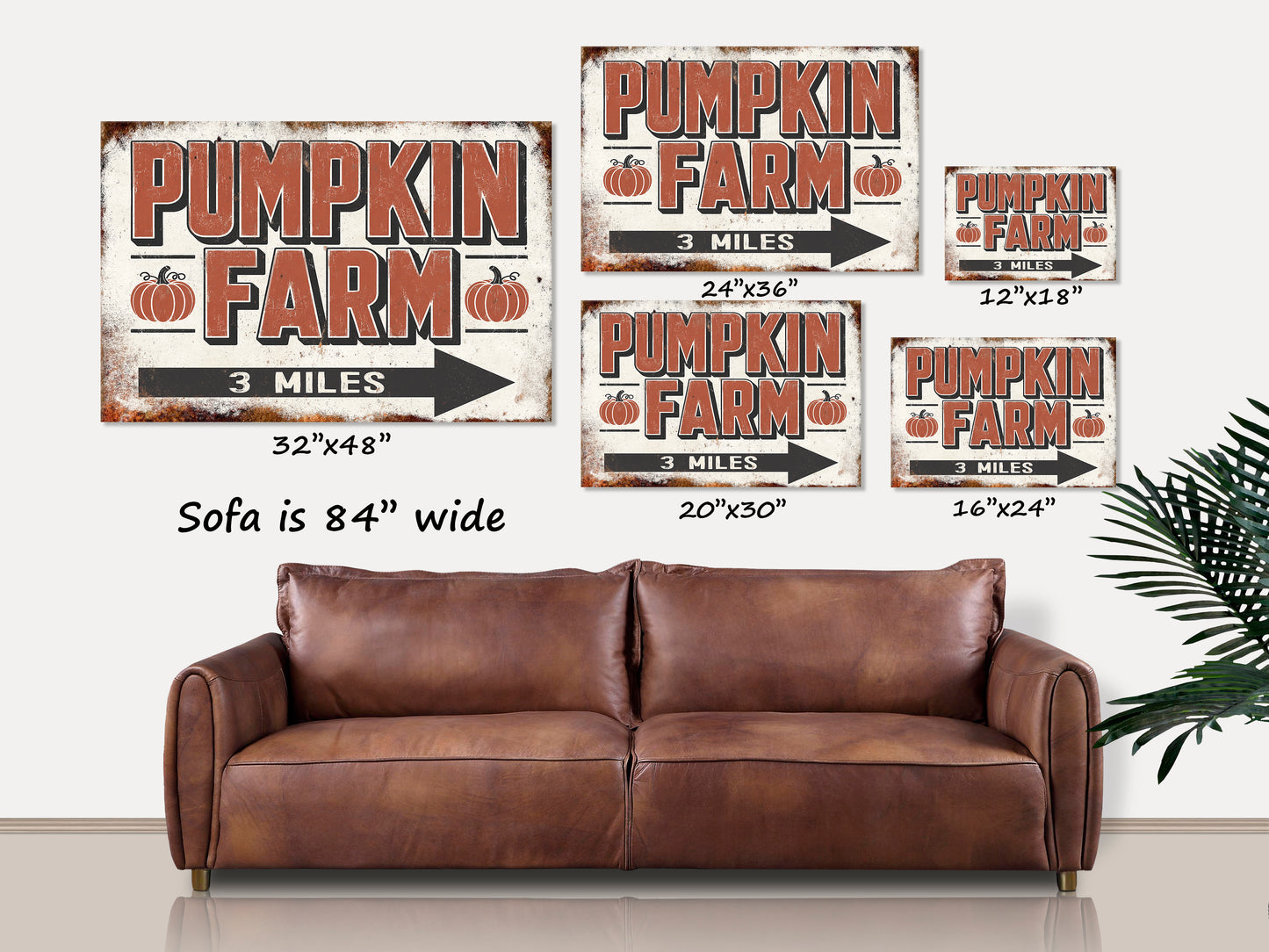 Pumpkin Farm Canvas Wall Art