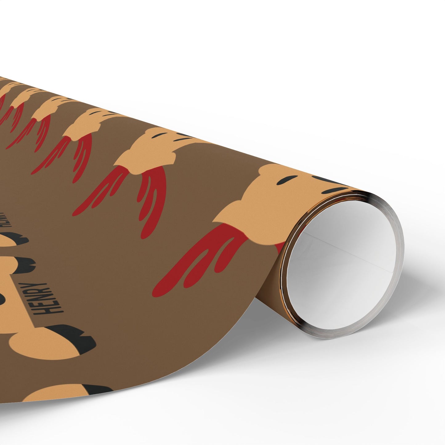 Personalized Reindeer Gift Wrap