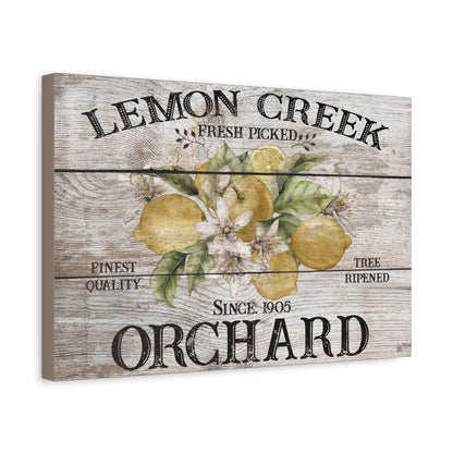 Lemon Creek Orchard Canvas Art