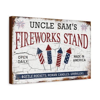 Uncle Sam's Fireworks Stand