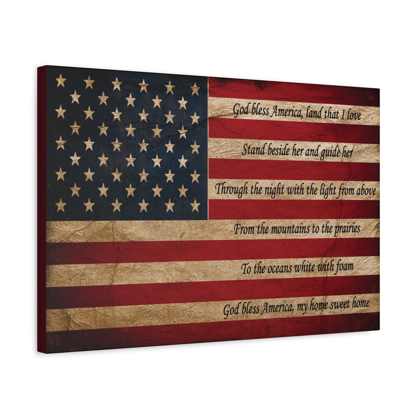 God Bless America Flag