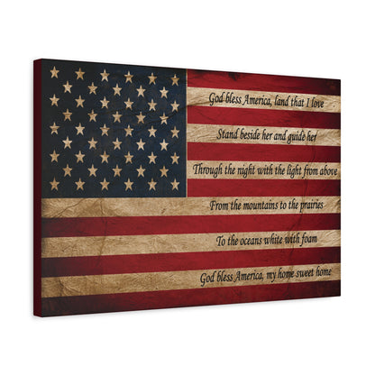 God Bless America Flag