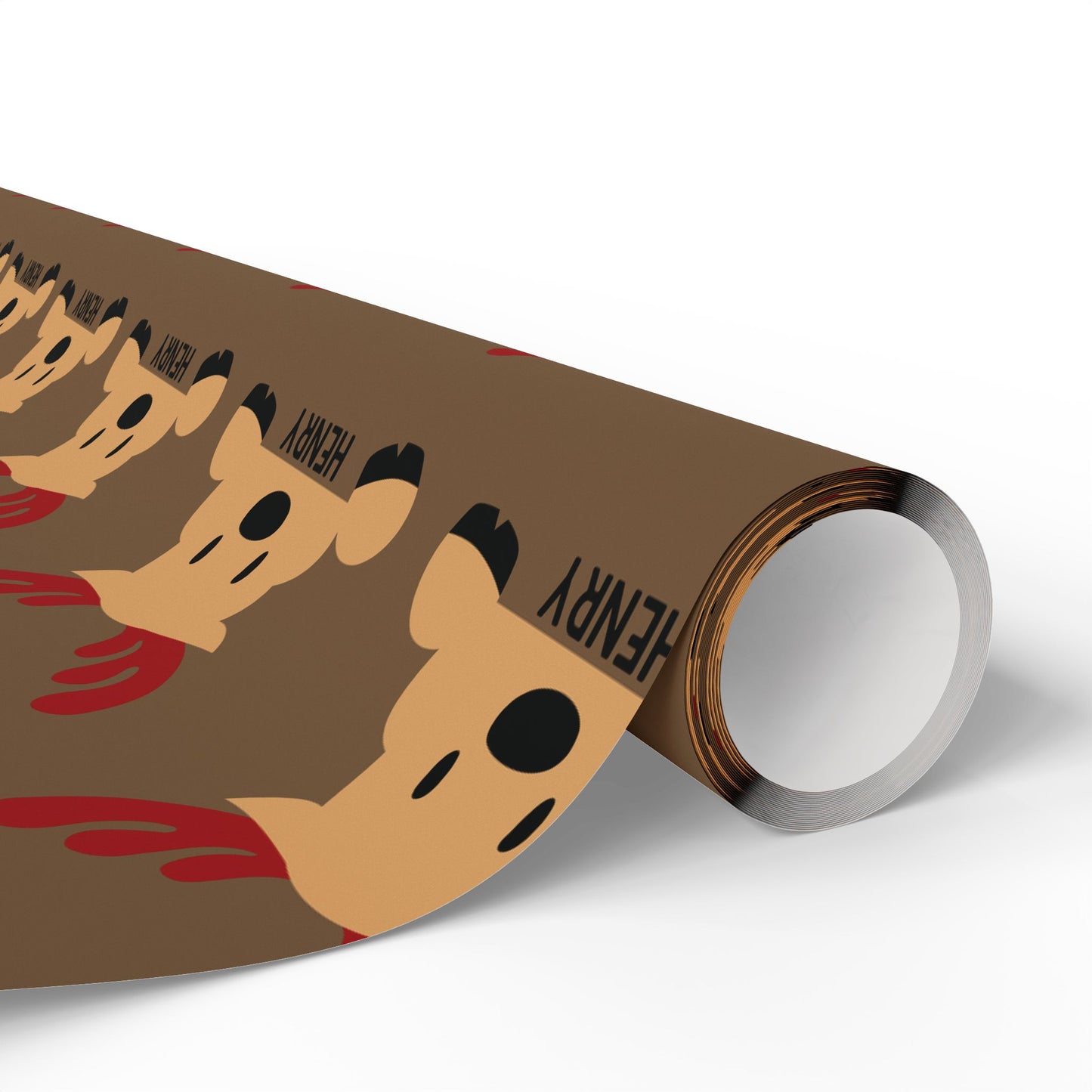 Personalized Reindeer Gift Wrap