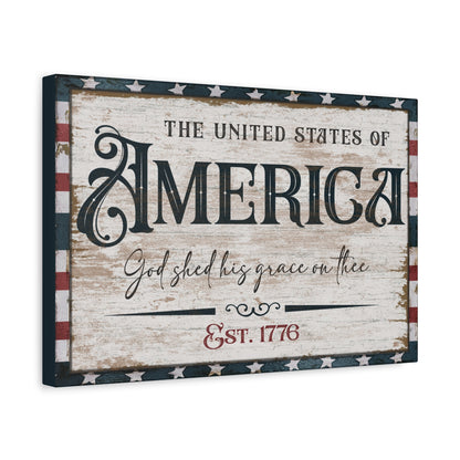 America God Shed His Grace on Thee