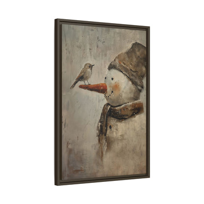 Snowman Framed Print