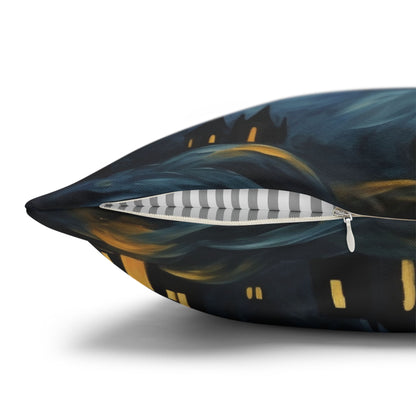 Vincent Van Ghost Starry Night Pillow Cover