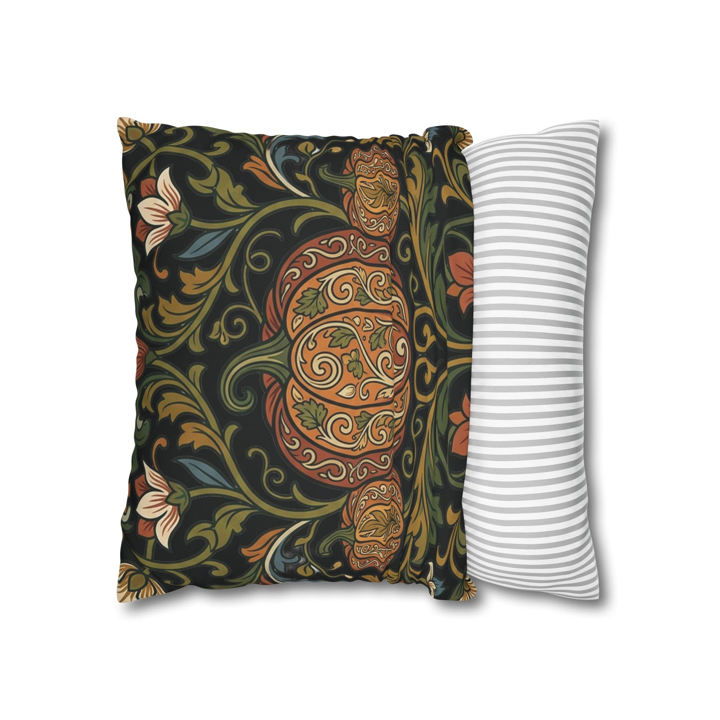 William Morris Botanical Pumpkins Pillow Cover