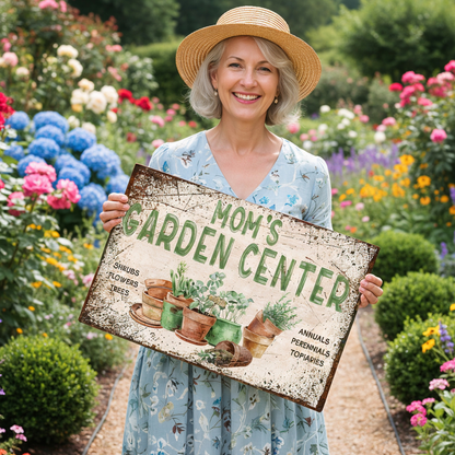 Personalized Garden Center Canvas