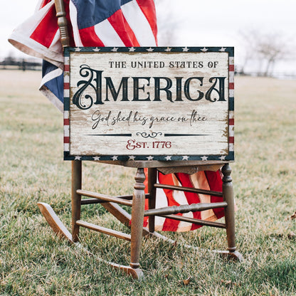 America God Shed His Grace on Thee
