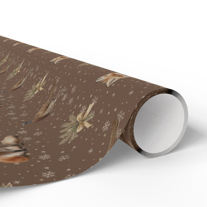 Fox and Pheasant Woodland Premium Gift Wrap