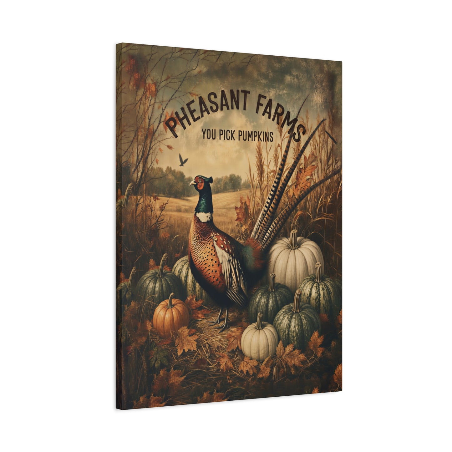 Pheasant Farms Canvas Wall Art