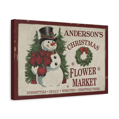 Personalized Christmas Flower Market