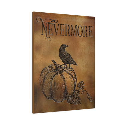 Nevermore Halloween Canvas
