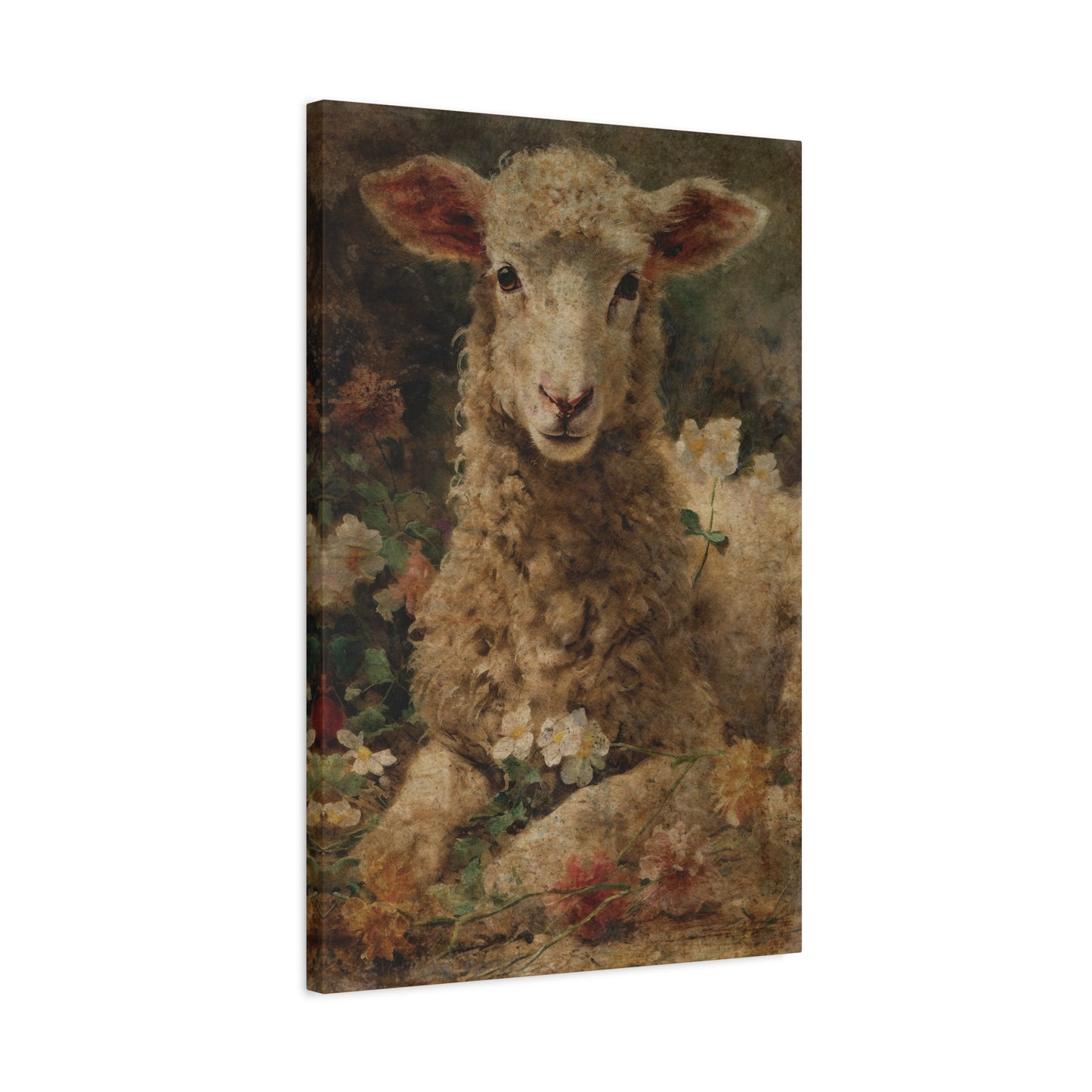 Spring Lamb Canvas Art