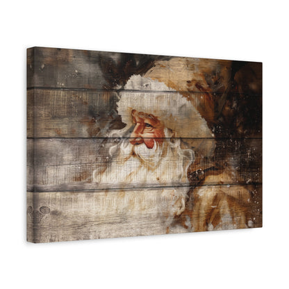 Vintage Santa Claus Canvas Wall Art