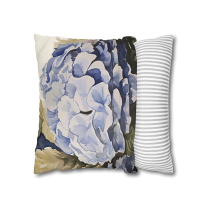 Watercolor Hydrangea Pillow Cover