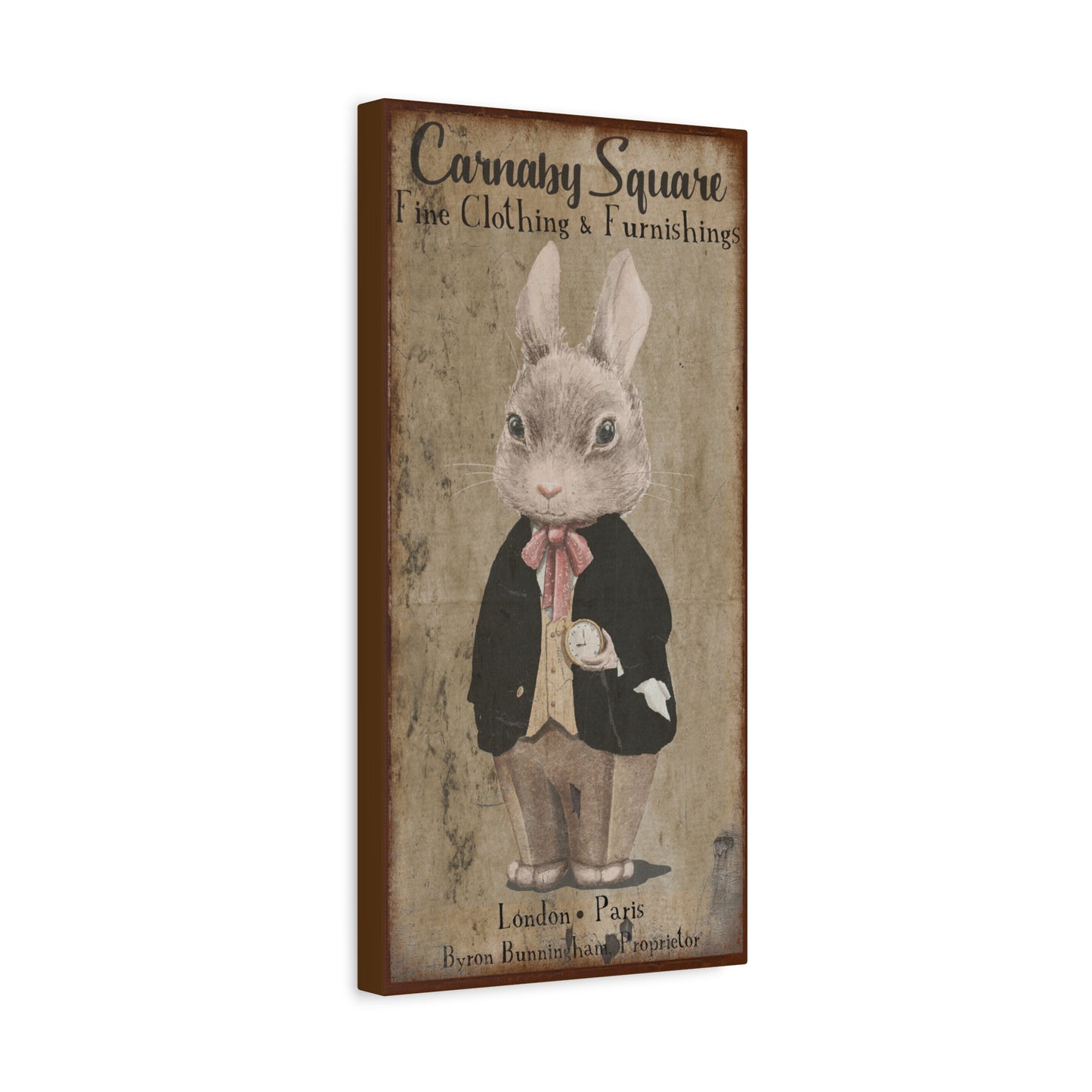 Mr and Mrs. Bunningham Canvas Wall Art