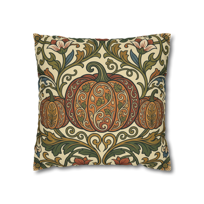 William Morris Botanical Pumpkins Pillow Cover