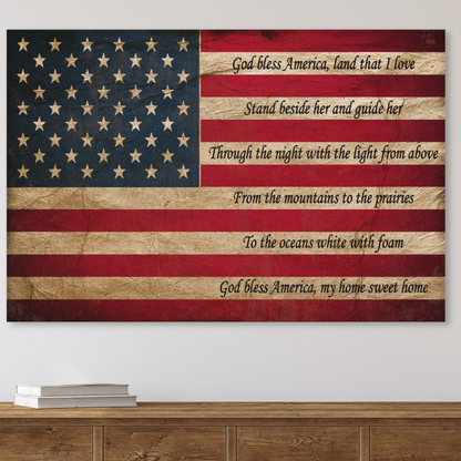 God Bless America Flag