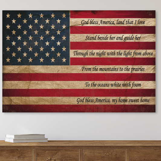 God Bless America Flag