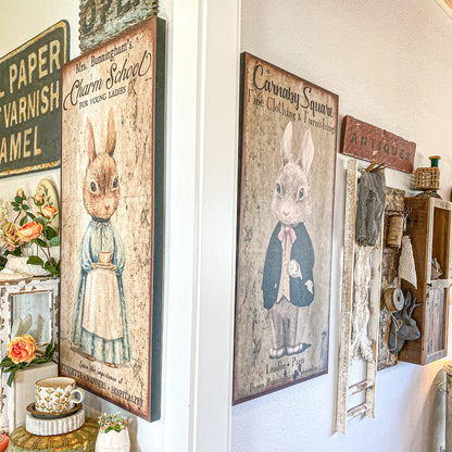 Mr and Mrs. Bunningham Canvas Wall Art