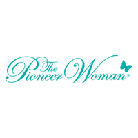 Logo of 'The Pioneer Woman' with a butterfly icon on a white background