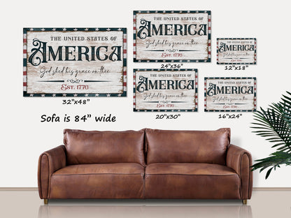America God Shed His Grace on Thee