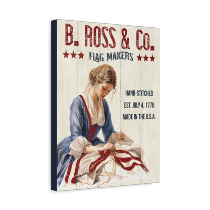 B Ross & Co. Patriotic Canvas Wall Art