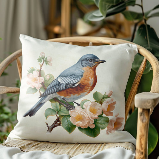 Bluebird Pillow Cover
