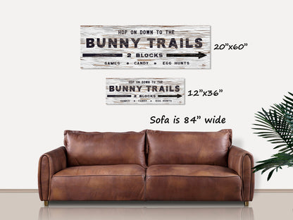 Bunny Trails Canvas Wall Art