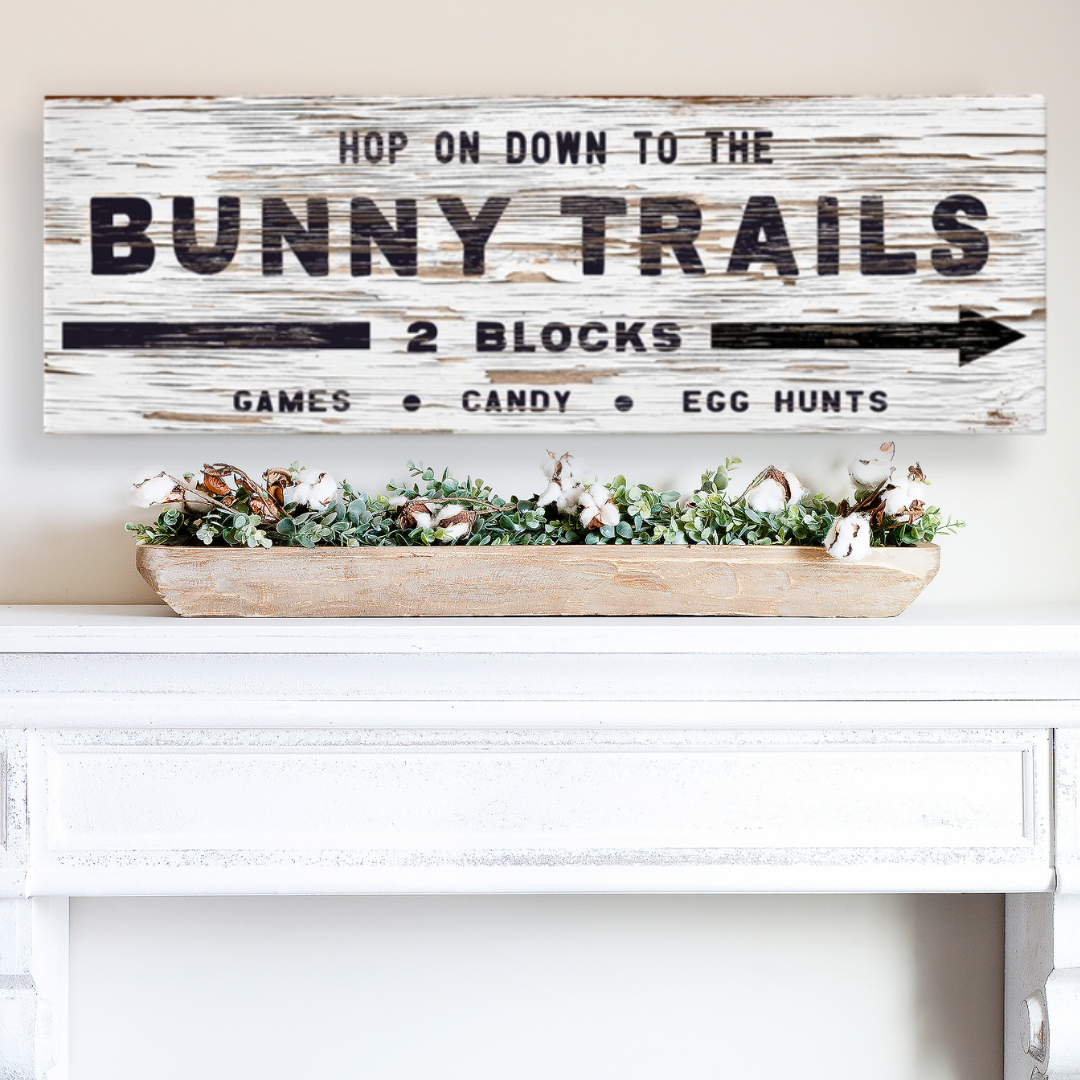 Bunny Trails Canvas Wall Art