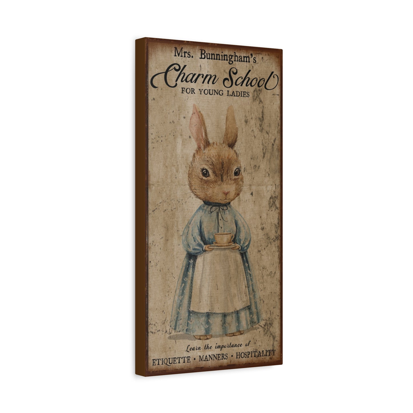 Mr and Mrs. Bunningham Canvas Wall Art