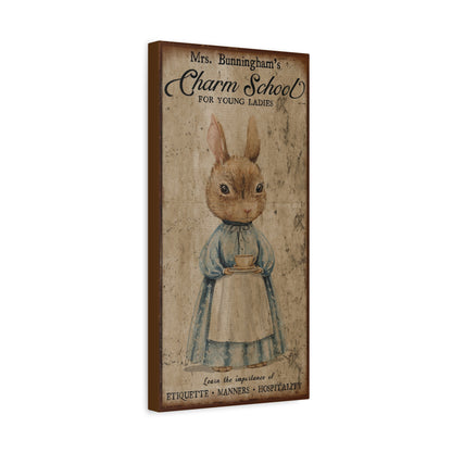 Mr and Mrs. Bunningham Canvas Wall Art