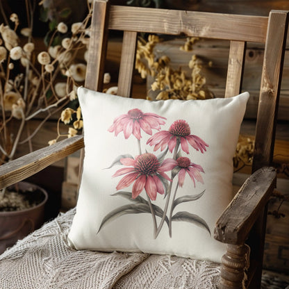 Coneflowers Pillow Cover